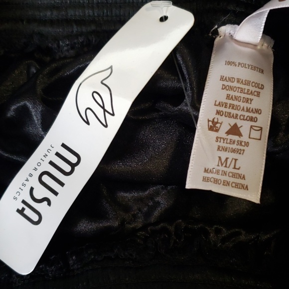 NWT Musa Lace Crochet Black skirt - Picture 3 of 3